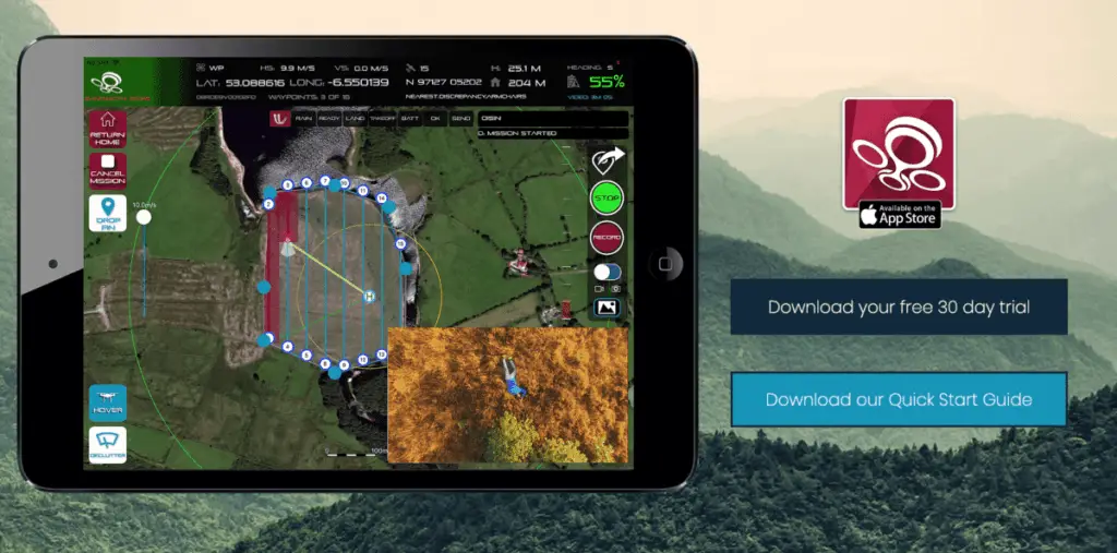 DroneSAR app