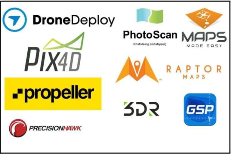 UAV and drone mapping apps for surveying