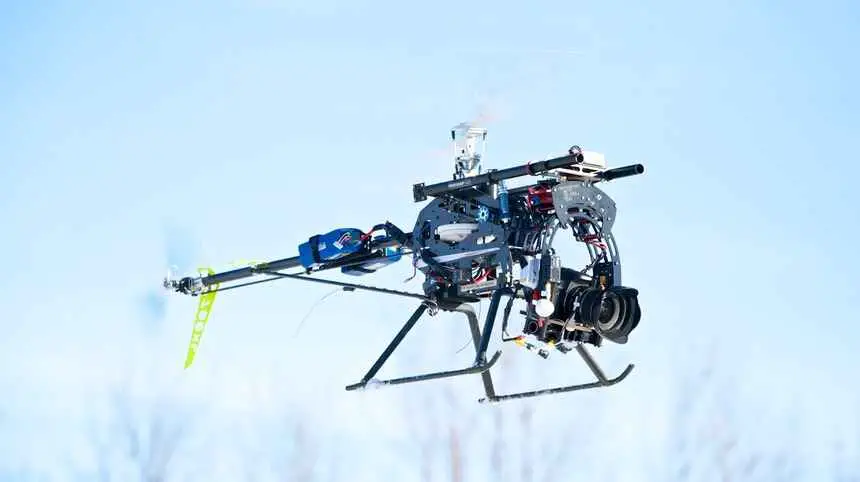 Single Rotor Photography helicopter
